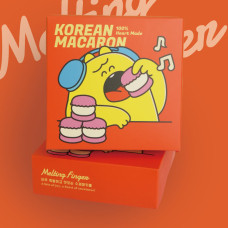 4入經典馬卡龍盒(空盒+保冷劑+保冰袋)